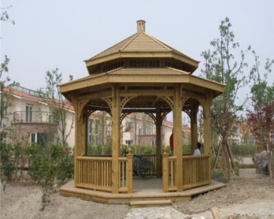 雙層八角涼亭