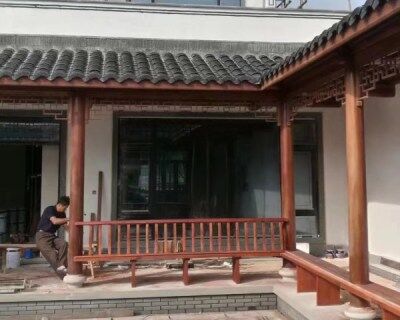 仿古建長(zhǎng)廊